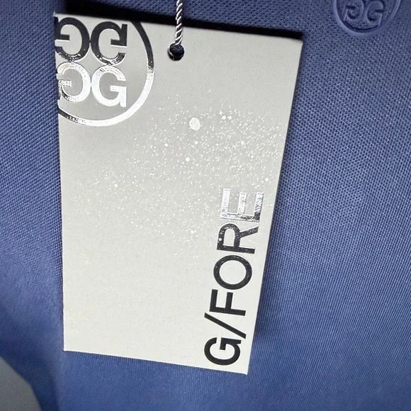 G/FORE Navy Blue Sleeveless Golf Polo